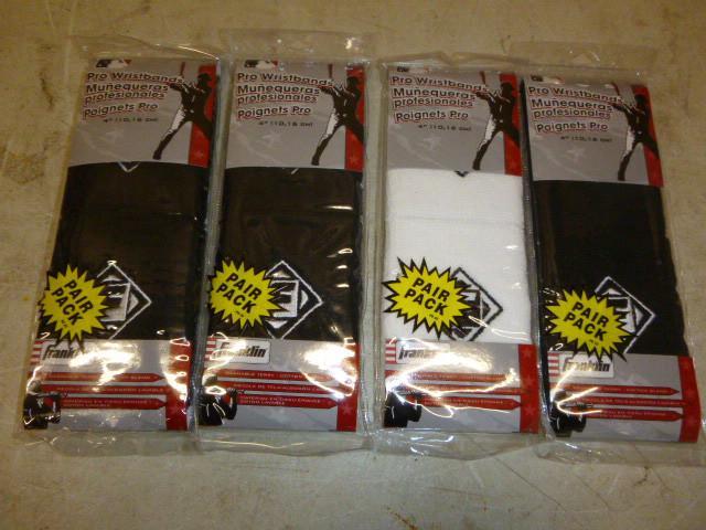 4 Franklin Pair Packs of Pro Wristb...