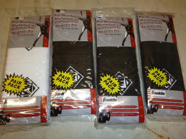 4 Franklin Pair Packs of Pro Wristb...