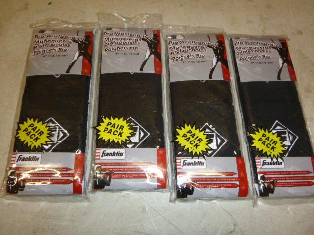 4 Franklin Pair Packs of Pro Wristb...