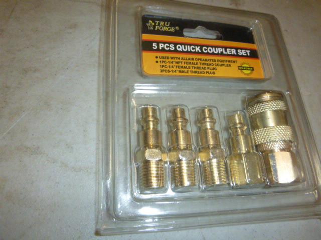 Tru Forge 5 Piece Quick Coupler Set...