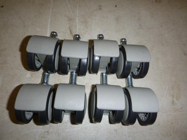 8 Double Wheel Swivel Casters 2&quo...