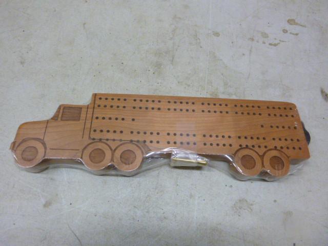 Semi Truck Cribbage Board...