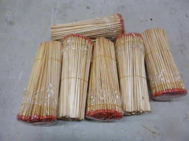 Approximately 1,200 8&quot Wood Ma...