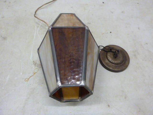 Lead Stained Glass Hanging Light...