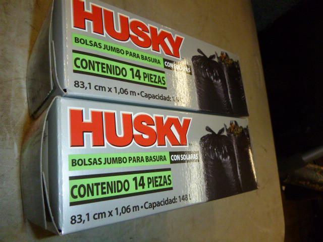 2 Boxes of Husky 39 Gallon Flap Tie...