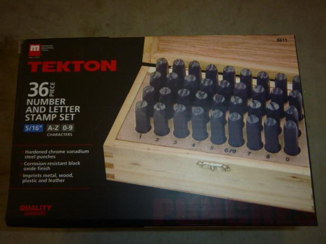 Tekton 36 Piece Number and Letter S...