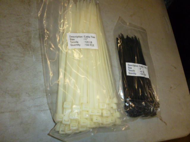2 Packs of Cable Ties 8&quot and 1...