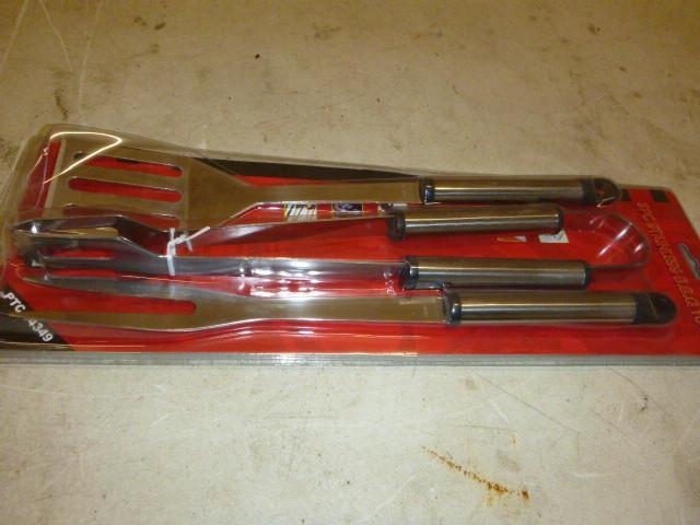 3 Piece Stainless BBQ Tool Set...