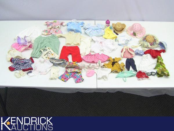 Lot of Vintage Doll Clothes