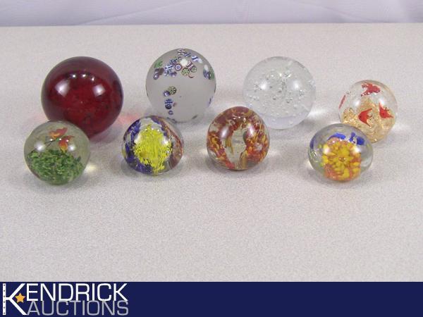 Lot of Glass Paperweights