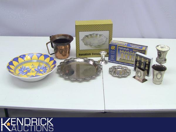 Lot of Traditional Jewish Holiday and Sabbath Items