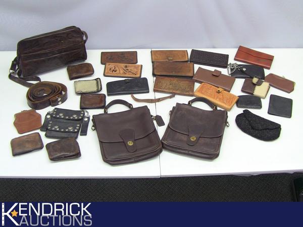 Large Lot of Leather Purses, and Wallets
