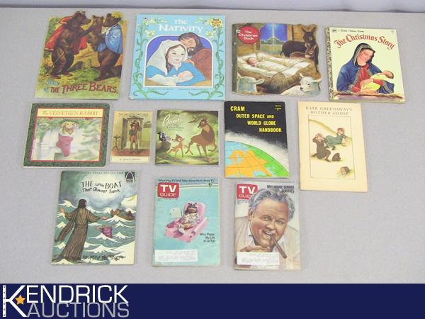 Lot of Vintage Childrens Books and Magazines
