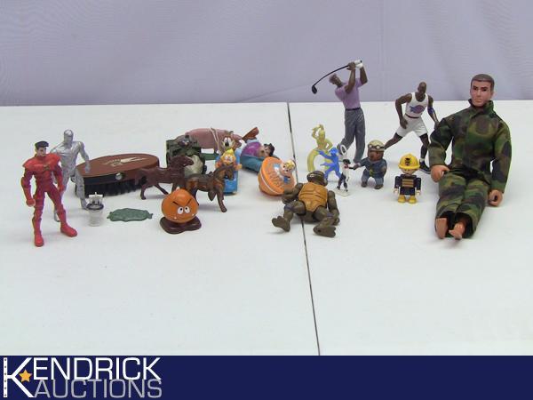 Lot of Miscellaneous Toy Figurines