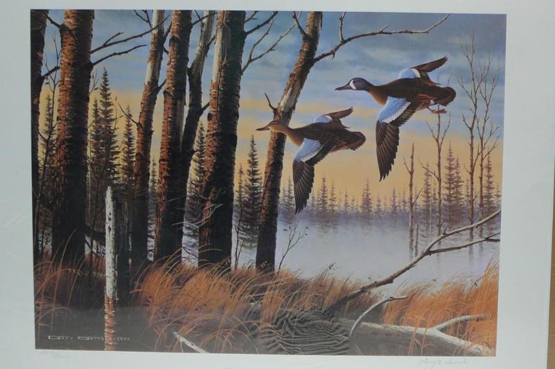lot 13 image: North Country Bluewings By Gary Sor...