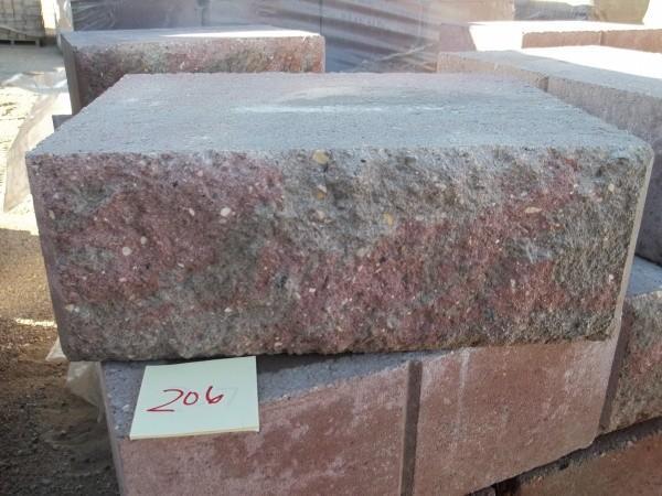 Diamond Step RedGrey 6&quotH x 16...