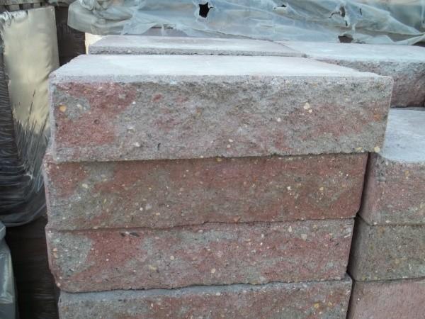 LARGE RETAINING WALL CAP RED  GRAY...