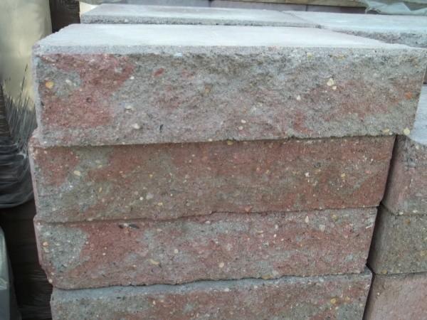 LARGE RETAINING WALL CAP RED  GRAY...