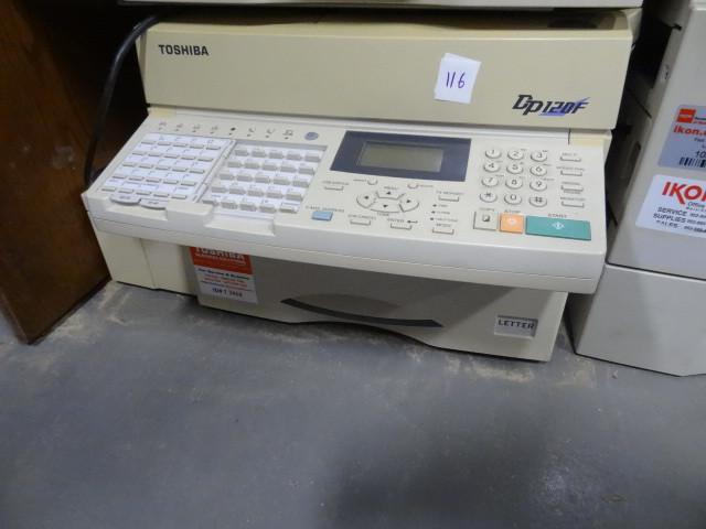 lot 116 image: Toshiba DP12DF fax machine...