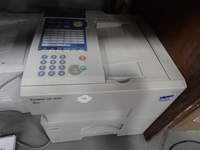 lot 119 image: Panasonic Panafax UF-890 fax machin...