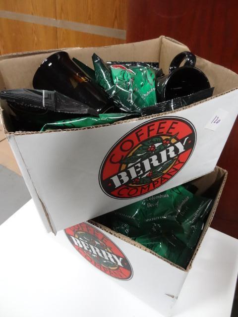 lot 120 image: 100% columbian decaf coffee packets...