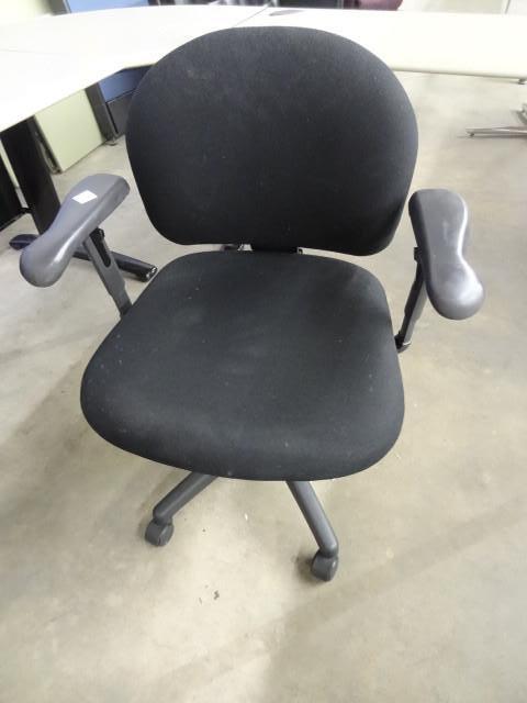 lot 196 image: Office chair on wheels...