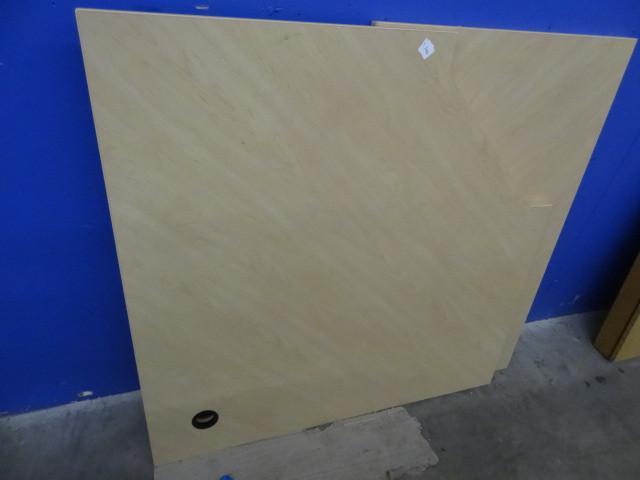 lot 244 image: 48 x 48 laminate desk tops. Qty 2...