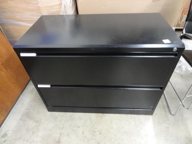 lot 267 image: 36" metal 2 drawer lateral fil...