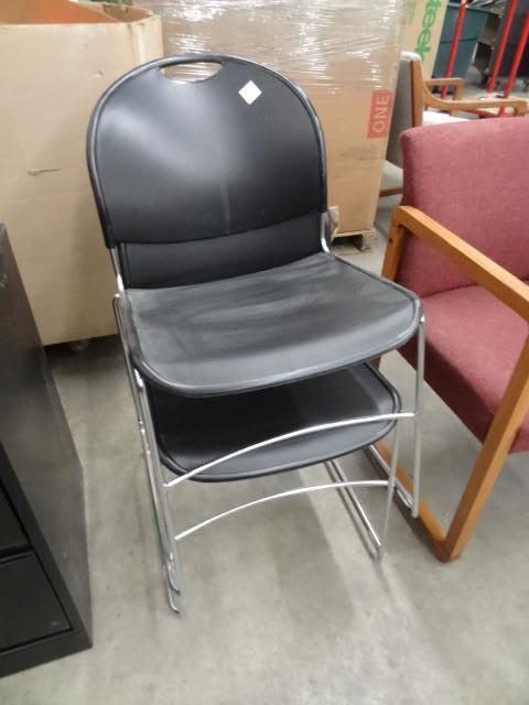 lot 268 image: 2 metal framed side chairs...