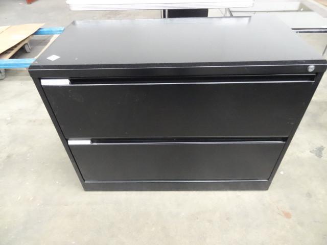 lot 271 image: 36" metal 2 drawer lateral fil...