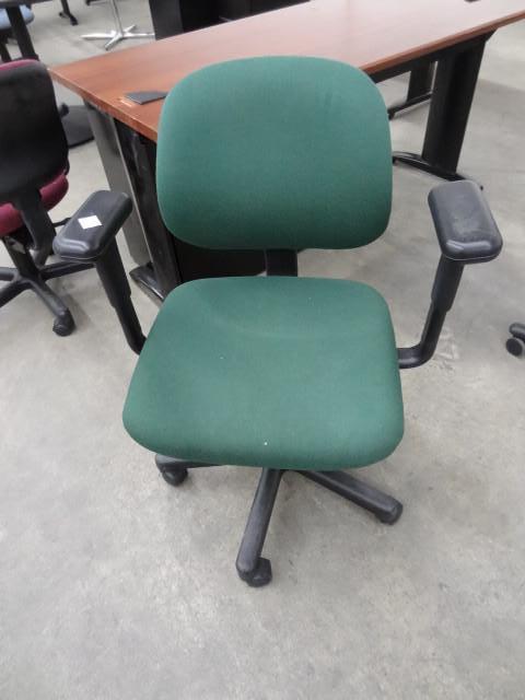 lot 293 image: Office chair on wheels...