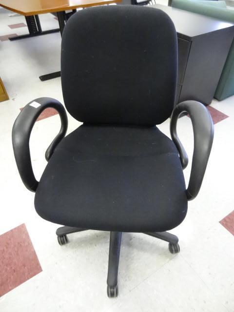 lot 38 image: Office chair on wheels...