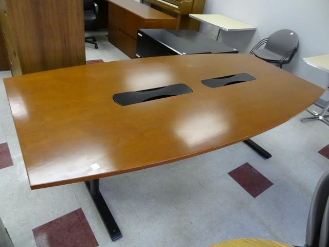 lot 47 image: 96 x 48 x 29 conference table. Buil...