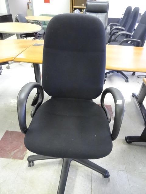 lot 97 image: Office chair on wheels...