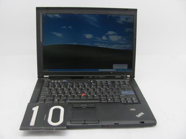 lot 10 image: Lenovo thinkpad T61 laptop computer...