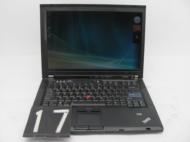 lot 17 image: Lenovo thinkpad T61 laptop computer...