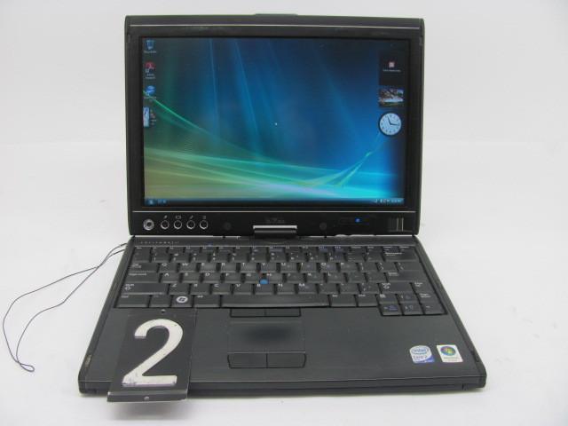 lot 2 image: Dell latitude XT notebook pc. This ...