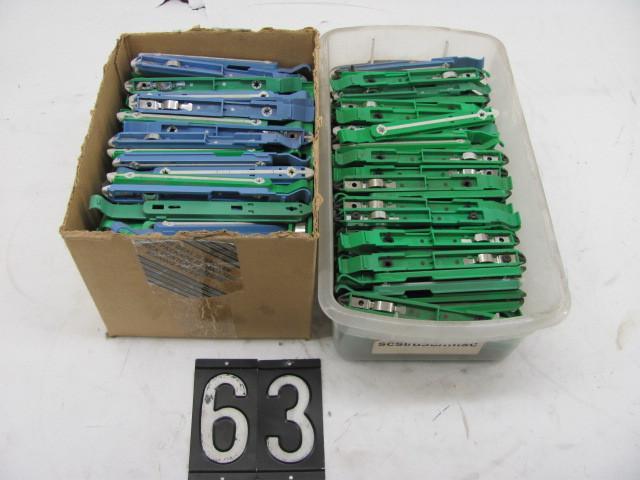 lot 63 image: 2 boxes of hard drive rails....