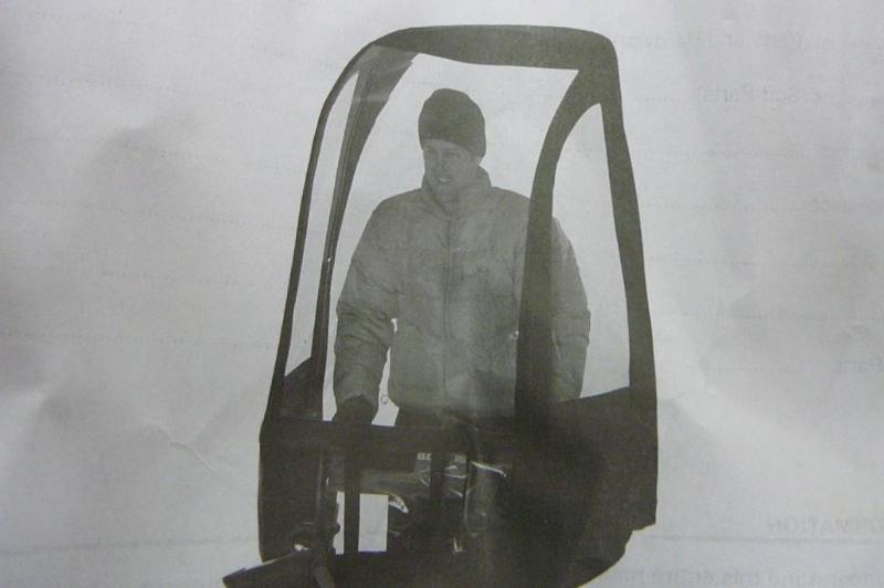 Walk behind snow blower cab&nbsp M...