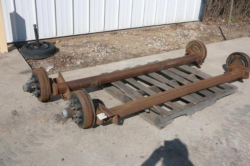 2- &nbsp7000lb, 8 bolt torsion axl...