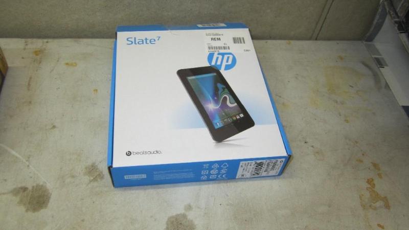 lot 12 image: HP Slate 7 tablet, broken charging ...