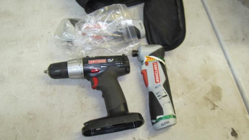 lot 79 image: craftsman tools, no batteries...