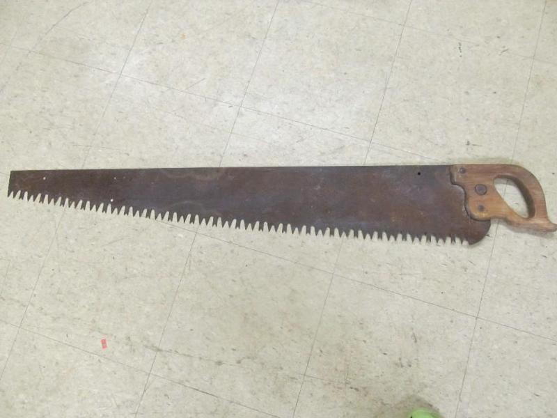 Large Hand Saw, 42 in Blade...