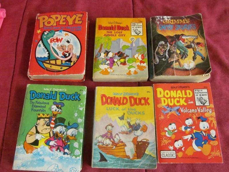 6 Big Little Books - Popeye, Donald...