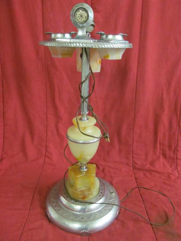 Vintage Cigarette Ashtray Stand wit...