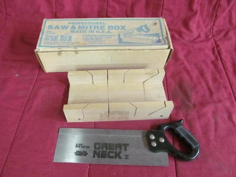 New in Box Saw and Mitre Box...