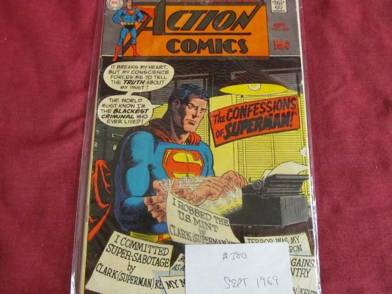 DC 15 Cent #380 Sept 1969 Action Co...