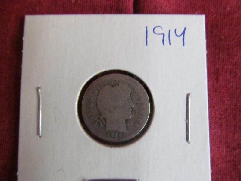 1914 Barber Dime...