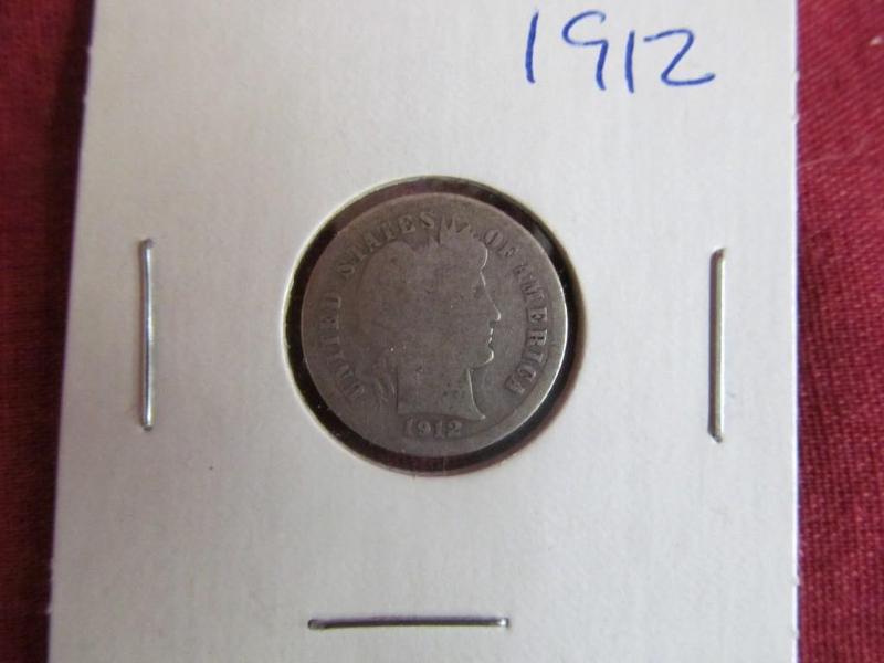1912 Barber Dime...