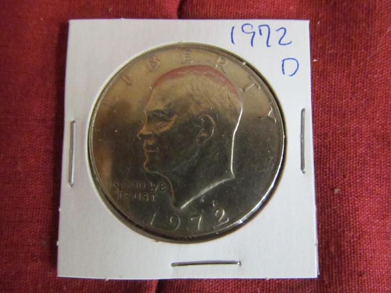 1972 D Eisenhower Silver Dollar...